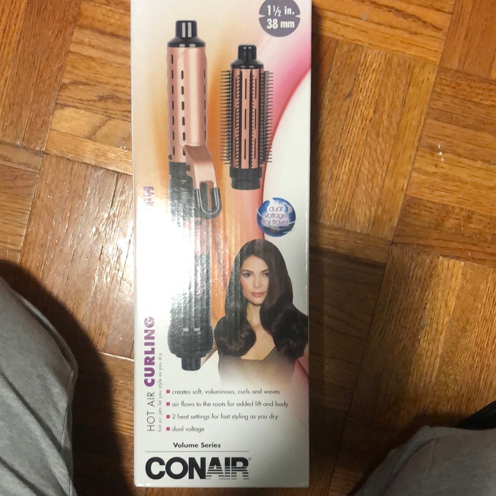 Conair hot air curling iron & brush